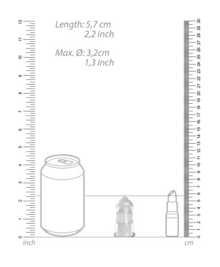 Model 29 - TPE Chastity Cage - Transparent