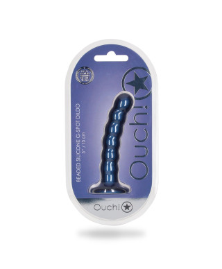 Beaded Silicone G-Spot Dildo - 5 13 cm