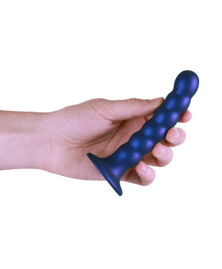 Beaded Silicone G-Spot Dildo - 5 13 cm