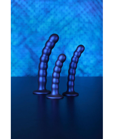 Beaded Silicone G-Spot Dildo - 5 13 cm