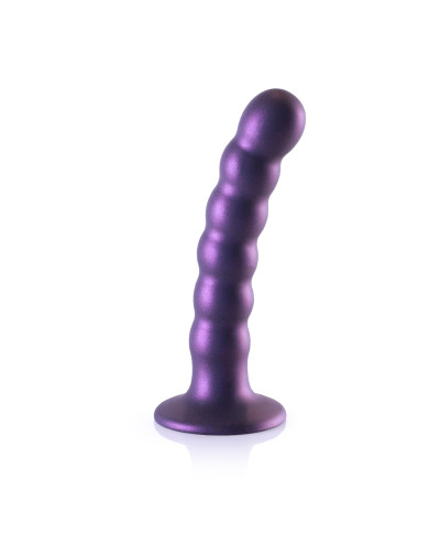 Beaded Silicone G-Spot Dildo - 5 13 cm