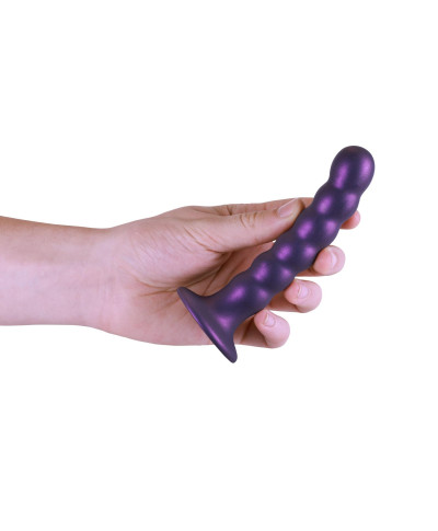 Beaded Silicone G-Spot Dildo - 5 13 cm