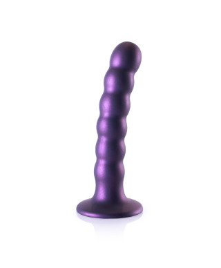 Beaded Silicone G-Spot Dildo - 5 13 cm