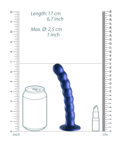 Beaded Silicone G-Spot Dildo - 65 165 cm