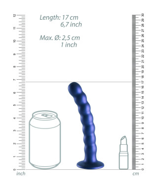 Beaded Silicone G-Spot Dildo - 65 165 cm