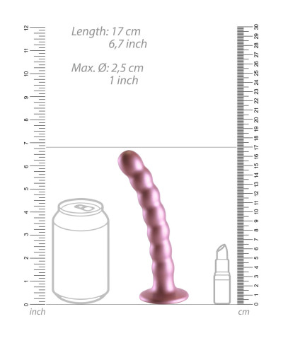 Beaded Silicone G-Spot Dildo - 65 165 cm