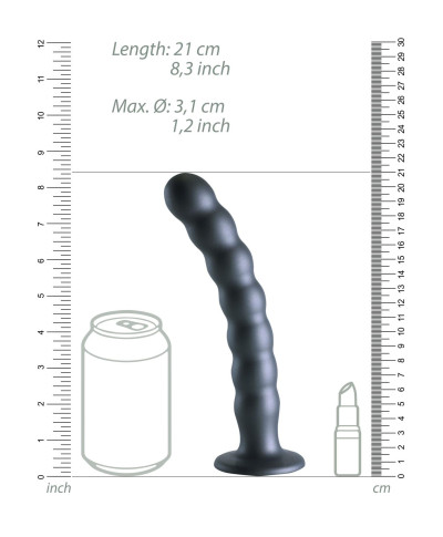 Beaded Silicone G-Spot Dildo - 8 205 cm