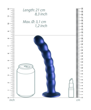 Beaded Silicone G-Spot Dildo - 8 205 cm