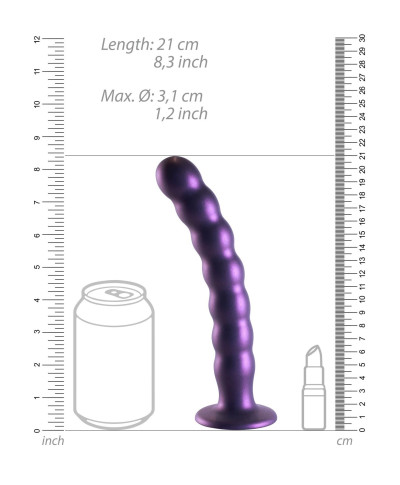 Beaded Silicone G-Spot Dildo - 8 205 cm