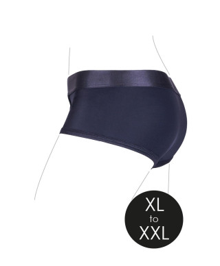 Vibrating Strap-on Brief - XLXXL