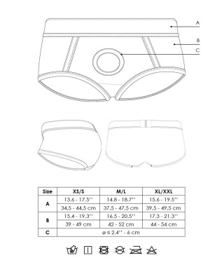 Vibrating Strap-on Brief - XLXXL