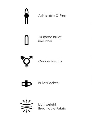 Vibrating Strap-on Brief - XSS