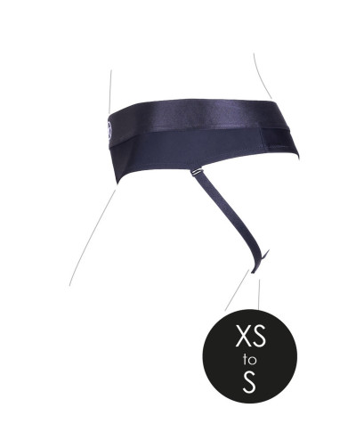 Vibrating Strap-on Thong with Removable Rear Straps - XSS