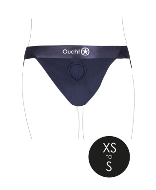 Vibrating Strap-on Panty Harness with Open Back - XSS