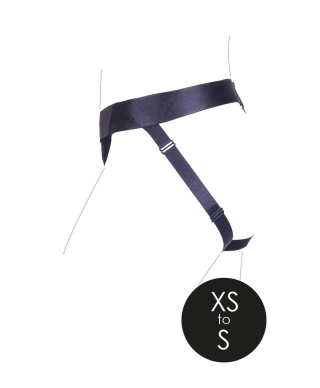 Vibrating Strap-on Panty Harness with Open Back - XSS