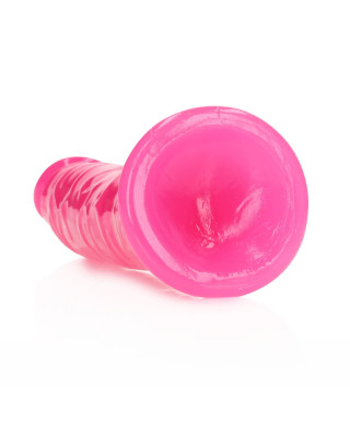 Slim Realistic Dildo with Suction Cup - Glow in the Dark - 8 20 cm