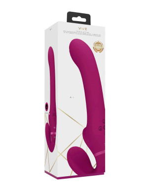 Ai - Dual Vibrating Air Wave Tickler Strapless Strapon