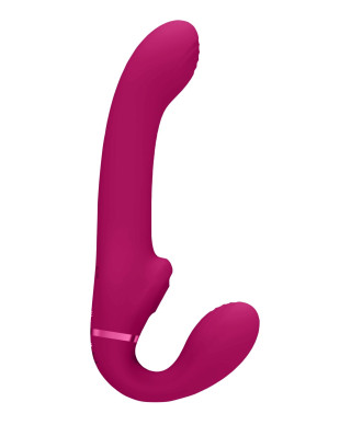 Ai - Dual Vibrating Air Wave Tickler Strapless Strapon