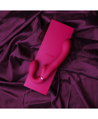 Ai - Dual Vibrating Air Wave Tickler Strapless Strapon