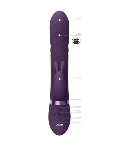 Nari - Vibrating and Rotating Beads G-Spot Rabbit