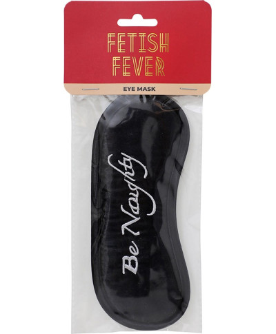 Fetish Fever - Eye Mask - Be Noughty - Black