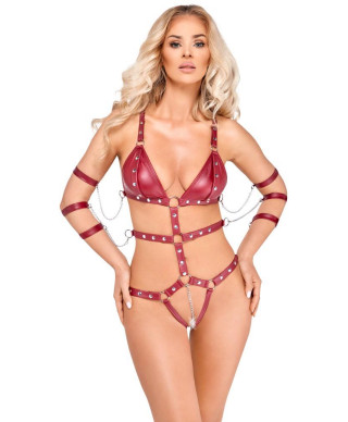 Bad Kitty Strap Body red M