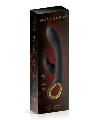 RABBIT MY DUCHESS BLACK EMPIRE VIBRATOR