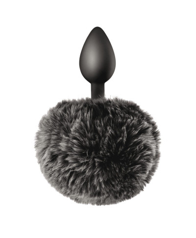 BLACK POMPOM ANAL PLUG