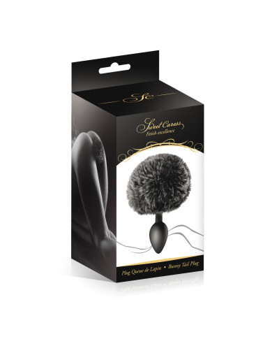 BLACK POMPOM ANAL PLUG