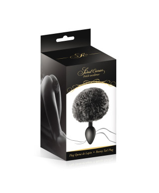 BLACK POMPOM ANAL PLUG