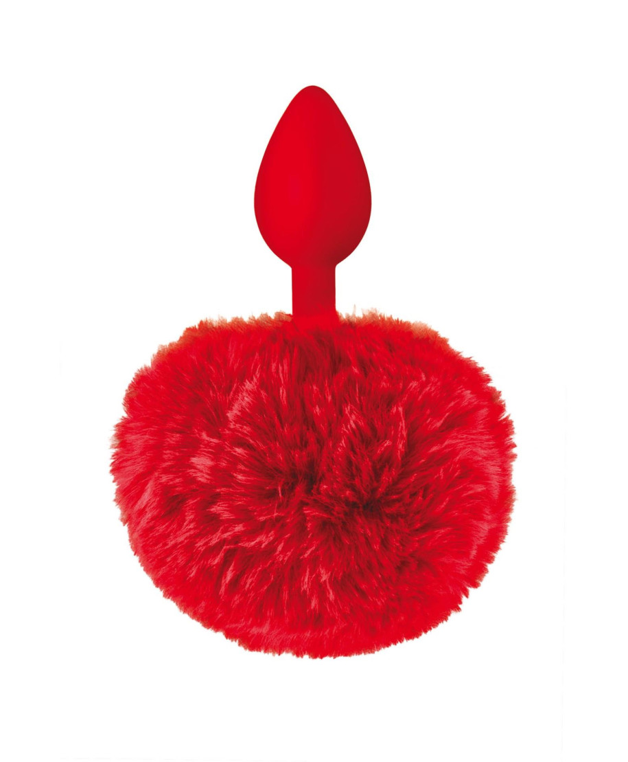 RED POMPOM ANAL PLUG