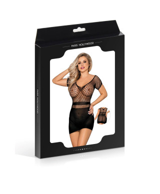 SHORT BLACK MESH DRESS TU Size TU