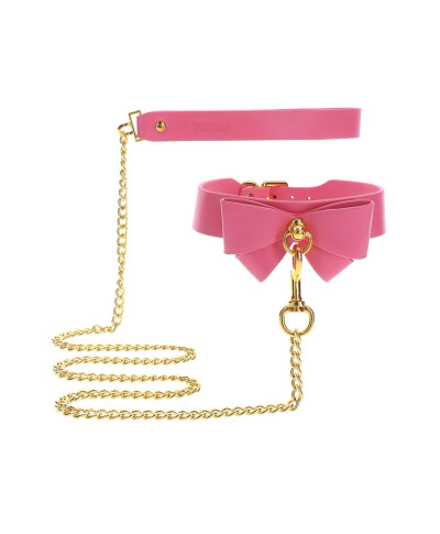 Collar and Leash Pink