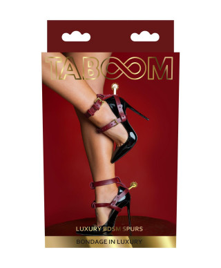 Luxury BDSM Spurs 2pcs Red