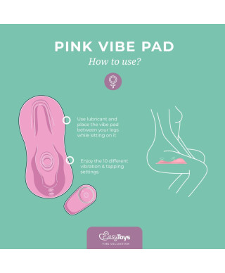 Vibe Pad Tapping Vibrating - Pink