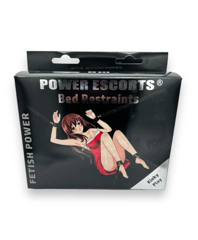 Power Escorts - BR243 - Bed Restraint Bondage Set BDSM - Big Colour Box