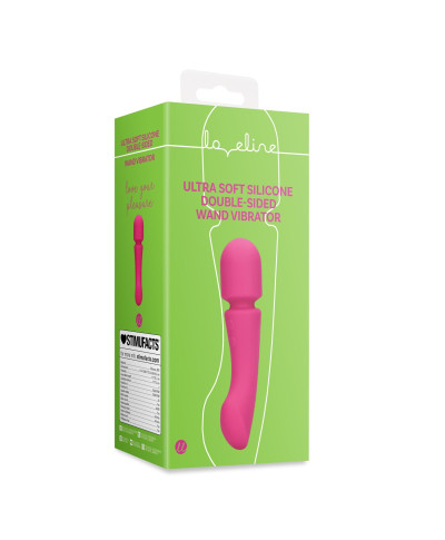 Ultra Soft Silicone Double-Sided Wand Vibrator