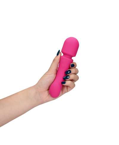 Ultra Soft Silicone Double-Sided Wand Vibrator