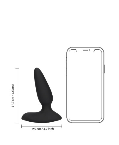 Smooth Vibrating Anal Plug with Remote Control