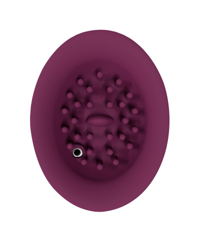 Twitch 3 - Rechargeable Vibrator Suction - Silicone - 10 Speed - Burgundy