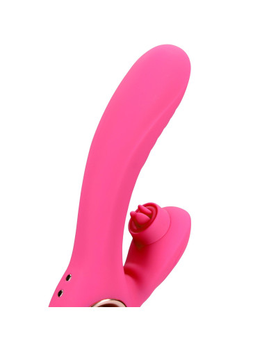 Tongue Flickering and Heating Rabbit Vibrator