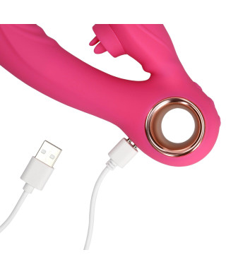 Tongue Flickering and Heating Rabbit Vibrator