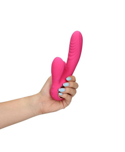 Tongue Flickering and Heating Rabbit Vibrator