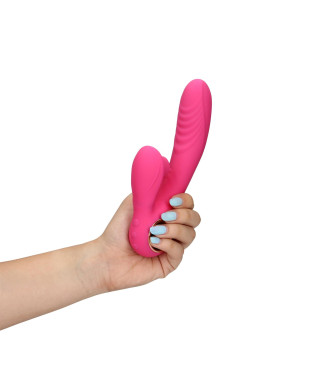 Tongue Flickering and Heating Rabbit Vibrator