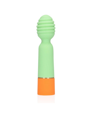 Ribbed Mini Vibrator with USB Charger