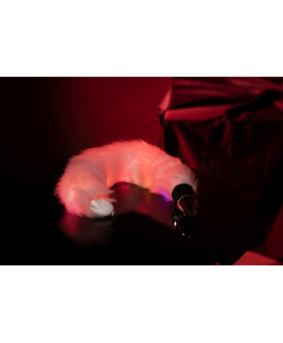 Light-up Fox Tail with Metal Butt Plug