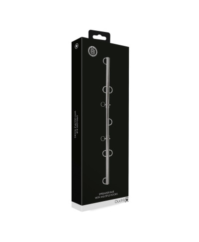 Spreader Bar with Multiple Hooks - Silver
