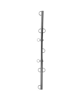 Spreader Bar with Multiple Hooks - Silver