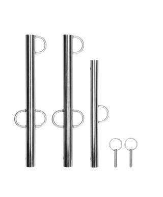 Spreader Bar with Multiple Hooks - Silver