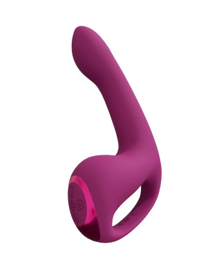 Riko - Rechargeable Triple Action Thumper with Advanced Finger Motion Pulse Wave Stimulator - Pink